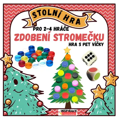 Stolní hra - ZDOBENÍ STROMEČKU