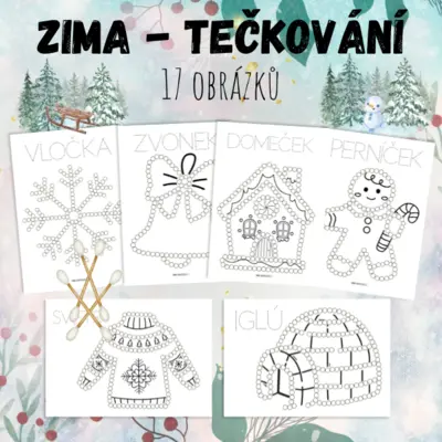 Tečkování - zima