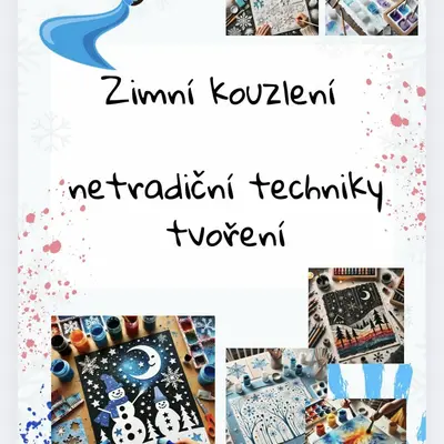 Netradiční techniky tvoření - zima