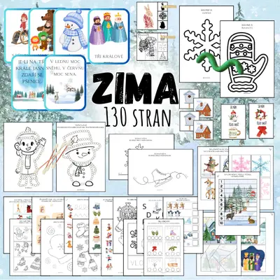ZIMA - Soubor aktivit - 130 stran