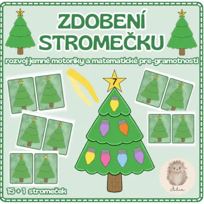ZDOBENÍ VÁNOČNÍHO STROMEČKU 