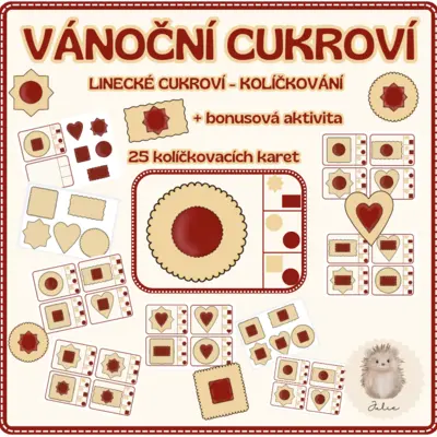 VÁNOČNÍ CUKROVÍ - KOLÍČKOVÁNÍ 