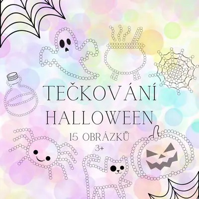 Tečkování - Halloween - 15 obrázků
