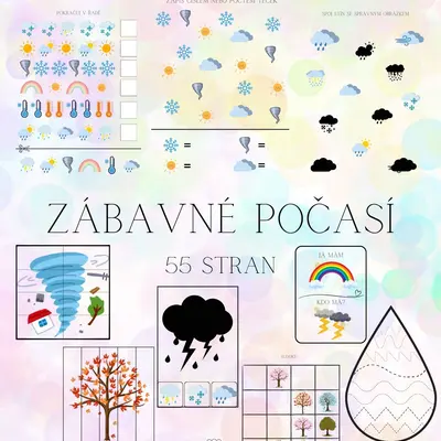 Počasí zábavně - 55 stran materiálu