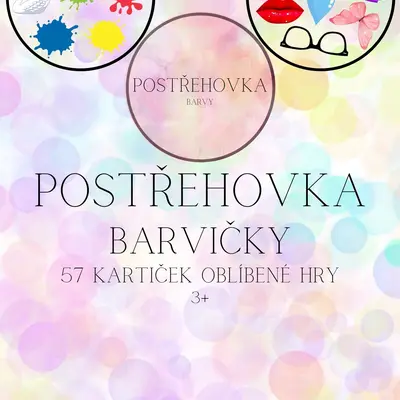 Postřehovka - barvy - 57 kartiček