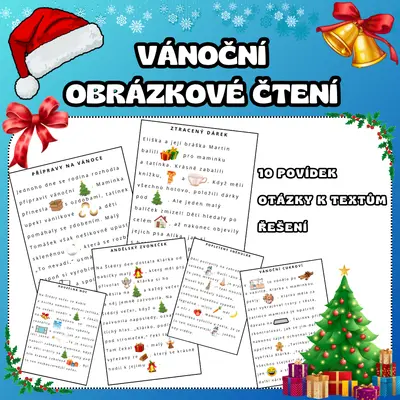 Vánoční obrázkové čtení