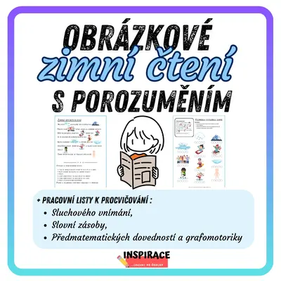 Obrázkové ZIMNÍ čtení s porozuměním