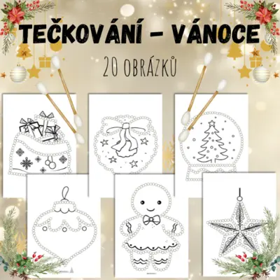 Tečkování - Vánoce