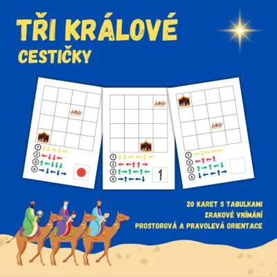 TŘI KRÁLOVÉ - cestičky 