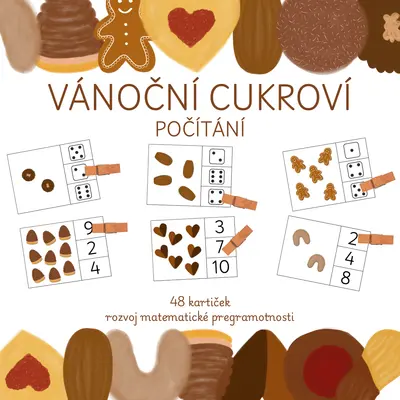 VÁNOČNÍ CUKROVÍ - počítání