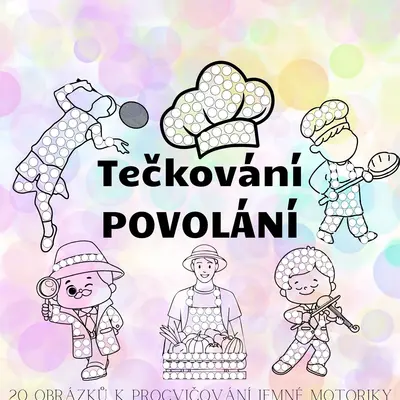 POVOLÁNÍ - tečkování - 20 obrázků