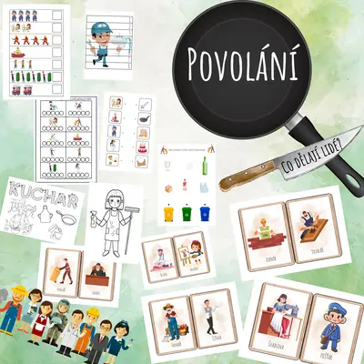 👩‍💻👩‍🍳POVOLÁNÍ- Co dělají lidé? 👩‍🌾👩‍⚕️