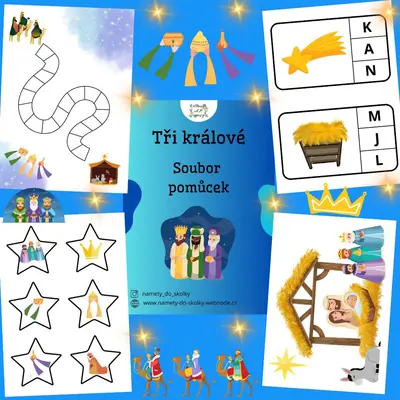 Tři králové - Soubor pomůcek 