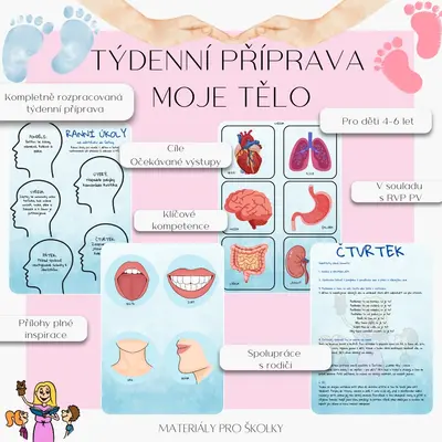 Týdenní příprava - Moje tělo
