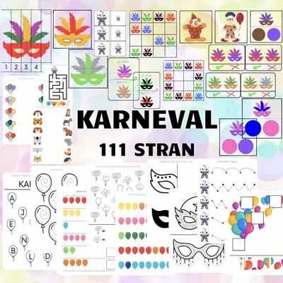KARNEVAL - 111 stran - soubor aktivit