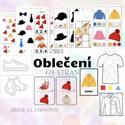 OBLEČENÍ - velký soubor 69 stran