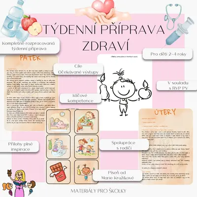 Týdenní příprava - Jak se bránit bacilům? Týden plný zdraví pro nejmenší