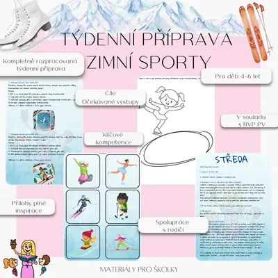 Týdenní příprava - Zimní sporty