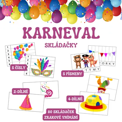 KARNEVAL - skládačky