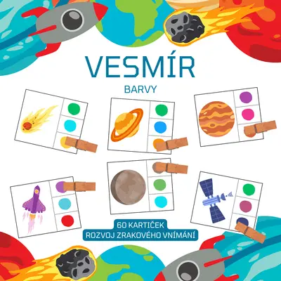 VESMÍR - barvy