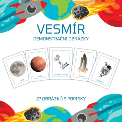 VESMÍR - demonstrační obrázky
