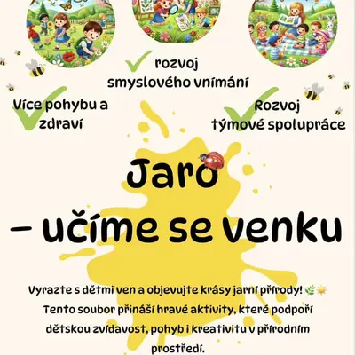 Jaro - pokusy, učíme se venku