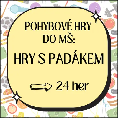 24 pohybových her s padákem do MŠ