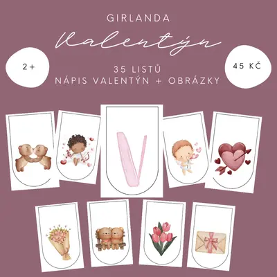 Girlanda - Valentýn