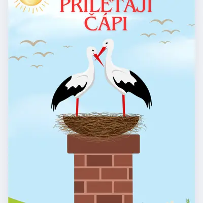 Jaro přilétají čápi