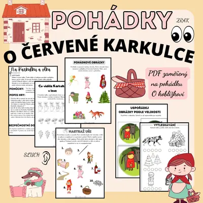POHÁDKY - O ČERVENÉ KARKULCE