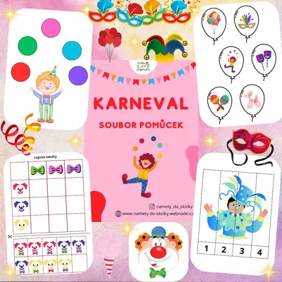 Karneval - Soubor pomůcek 