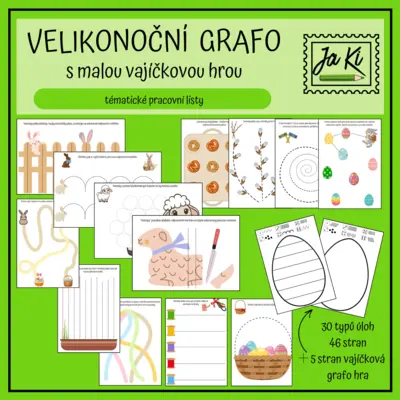Velikonoční grafomotorika