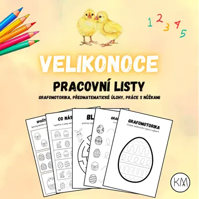 VELIKONOCE - PRACOVNÍ LISTY