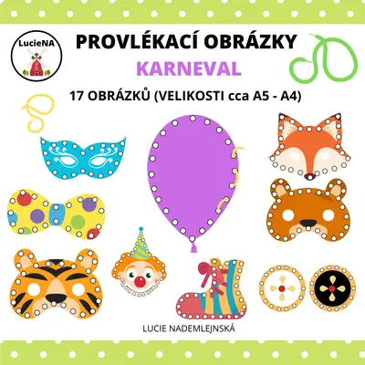 PROVLÉKACÍ OBRÁZKY KARNEVAL