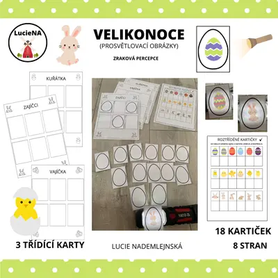 VELIKONOCE - PROSVĚTLOVACÍ OBRÁZKY