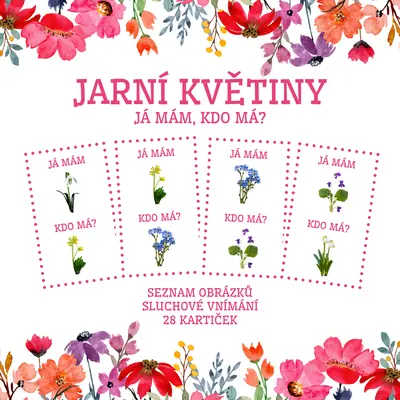 JARNÍ KVĚTINY - "Já mám, kdo má?"