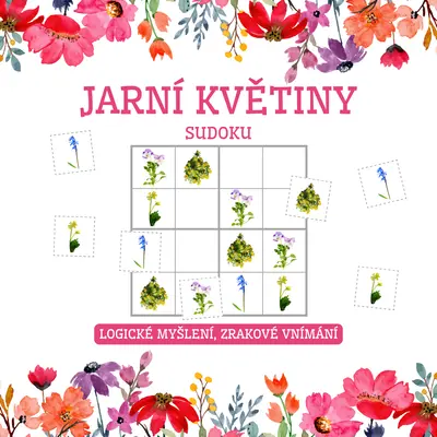 JARNÍ KVĚTINY - sudoku