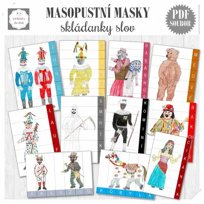SKLÁDANKY SLOV MASOPUST