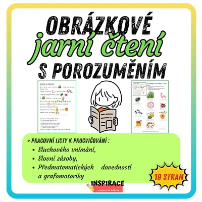 Obrázkové JARNÍ čtení s porozuměním
