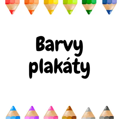Barvy -  12 barevných plakátů
