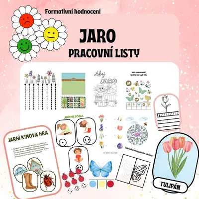 Jaro-  pracovní listy