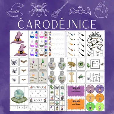 ČARODĚJNICE - AKTIVITY