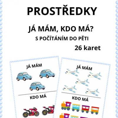Dopravní prostředky -Já mám, kdo má? ✈️