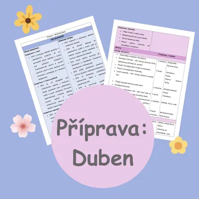 Příprava - Duben