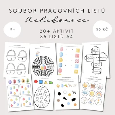 Soubor pracovních listů a aktivit - Velikonoce