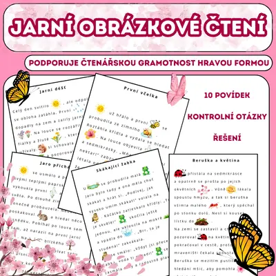 Jarní obrázkové čtení (Jaro)