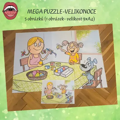 MEGA PUZZLE VELIKONOCE 