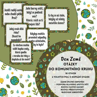 Otázky do komunitního kruhu - Den Země