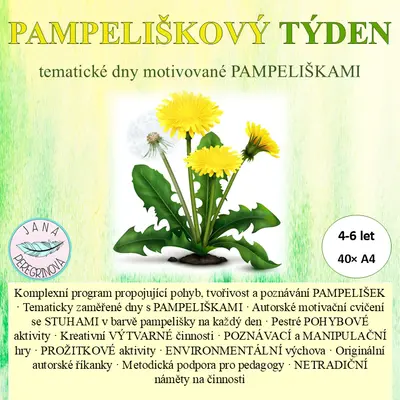 PAMPELIŠKOVÝ TÝDEN – tematické dny motivované PAMPELIŠKAMI