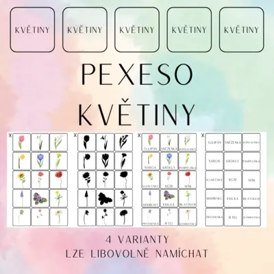 PEXESO - KVĚTINY